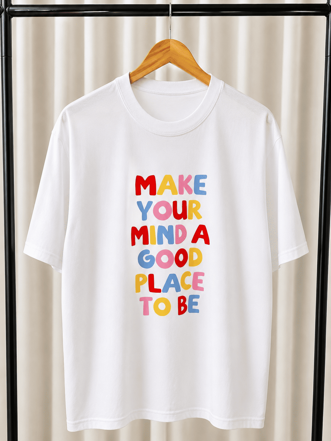 Tshirt Oversized - Make Your Mind - Branca Tshirt Oversized - Make Your Mind - Branca