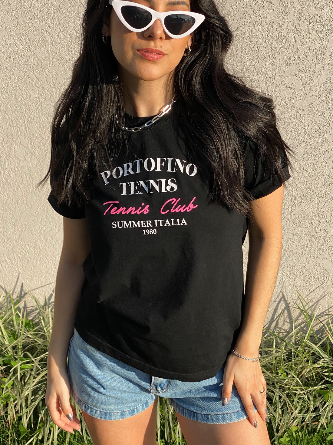 Tshirt Premium - Portofino - Preto Tshirt Premium - Portofino - Preto