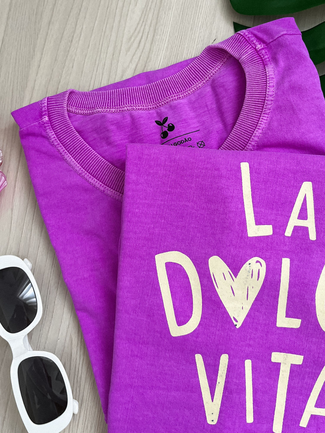 Tshirt Premium - La Dolce Vita - Fuccia Tshirt Premium - La Dolce Vita - Fuccia