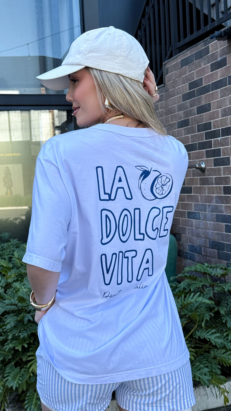 T-shirt Oversized - Positano - Branca T-shirt Oversized - Positano - Branca