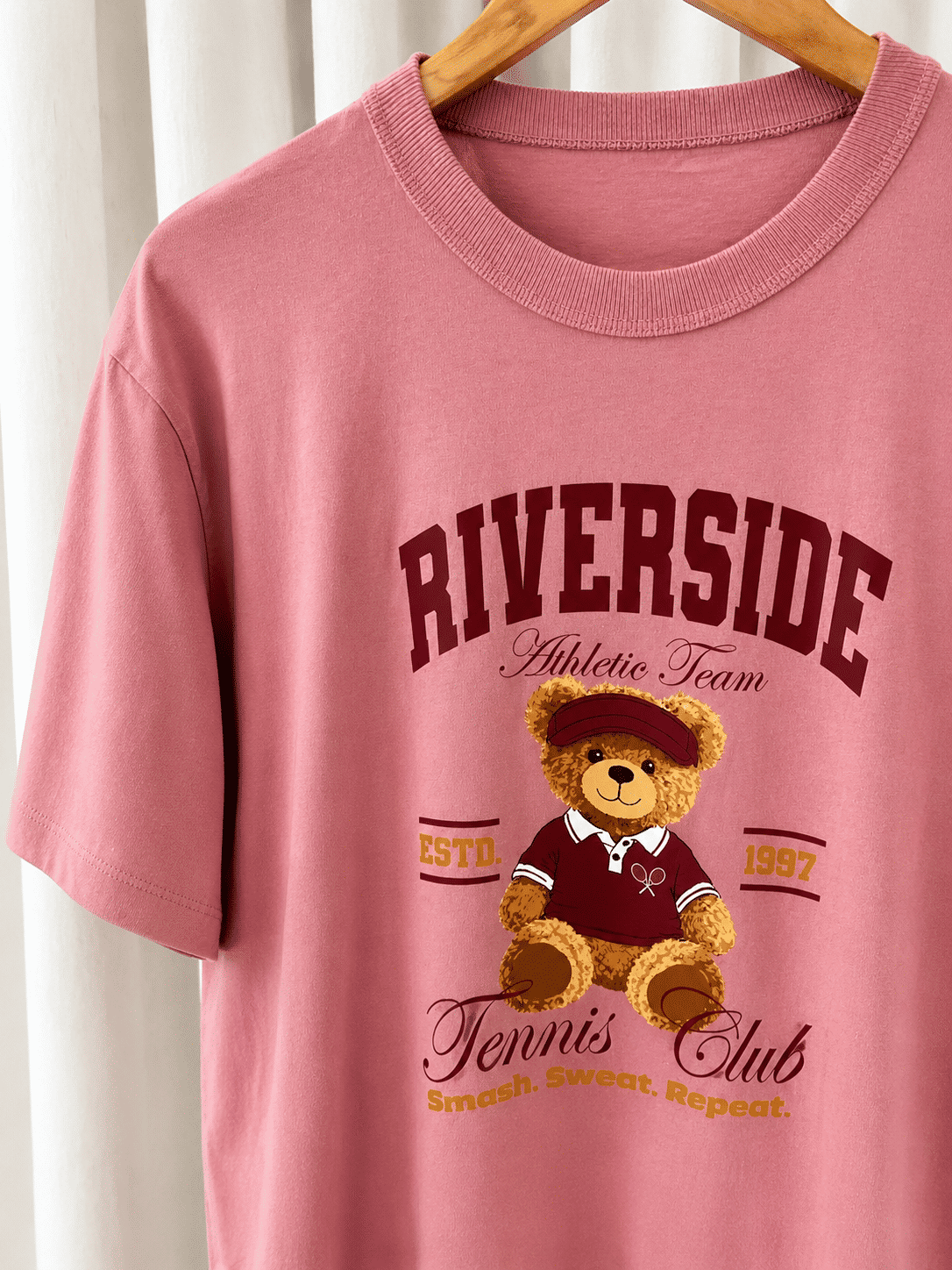 Tshirt Oversized - Riverside - Rosa Chá Tshirt Oversized - Riverside - Rosa Chá