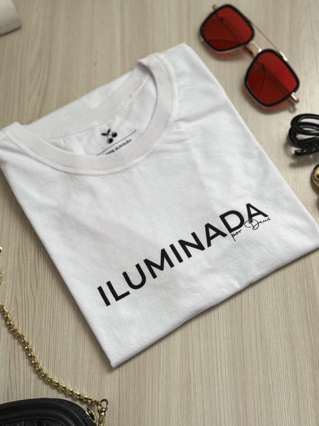 Tshirt Premium - Iluminada - Branca Tshirt Premium - Iluminada - Branca