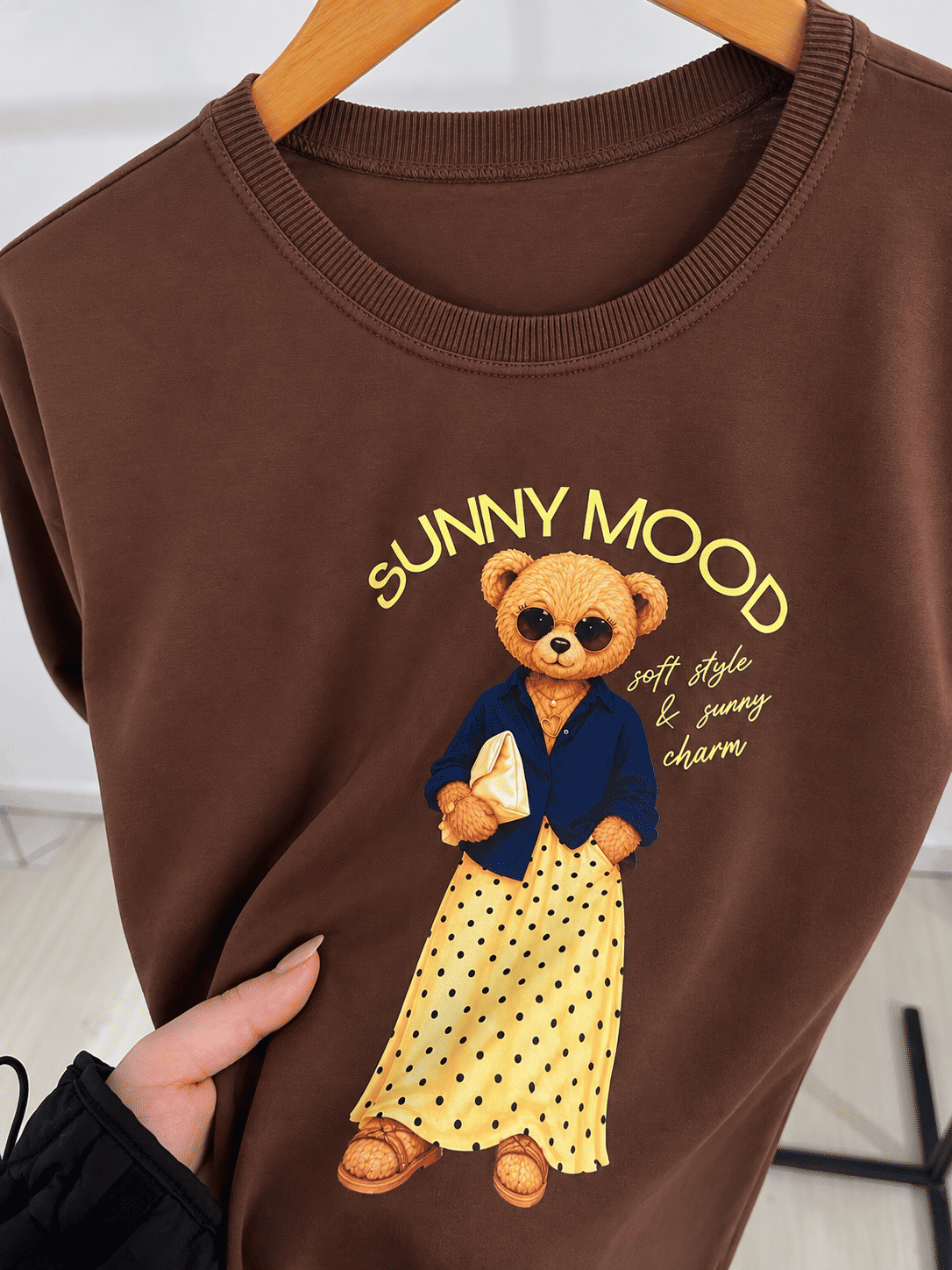 Tshirt Premium - Sunny Mood - Marrom Tshirt Premium - Sunny Mood - Marrom