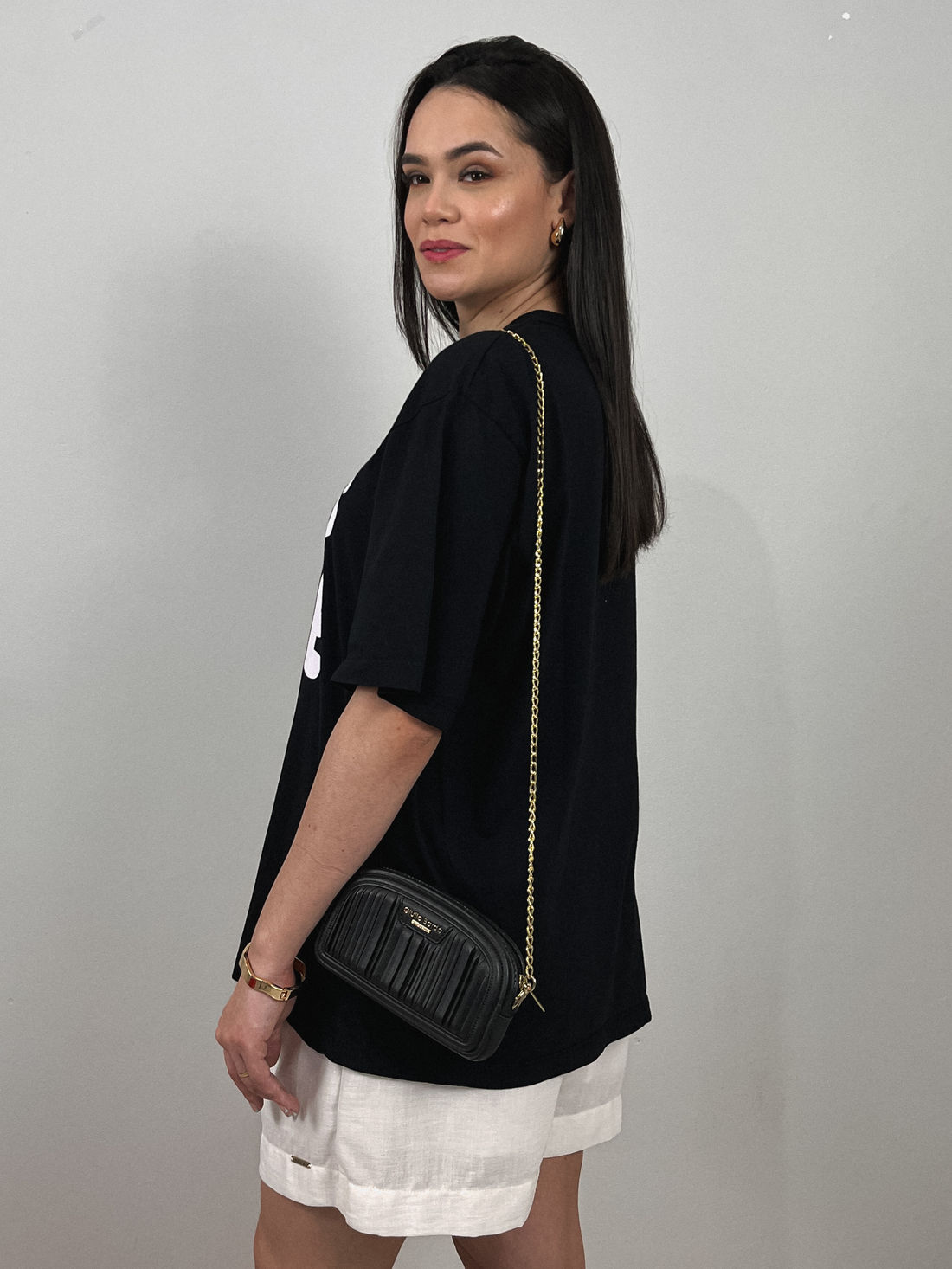 Tshirt Oversized - Jesus is Alive - Preto