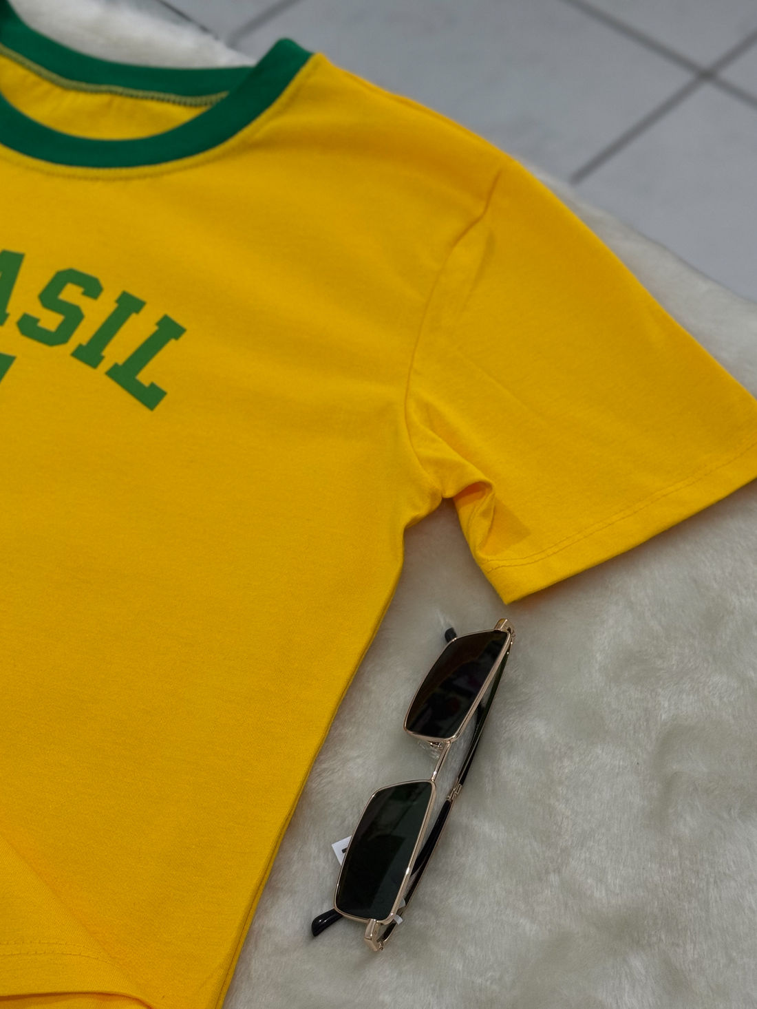 Tshirt Copa Brasil - Amarela Tshirt Copa Brasil - Amarela