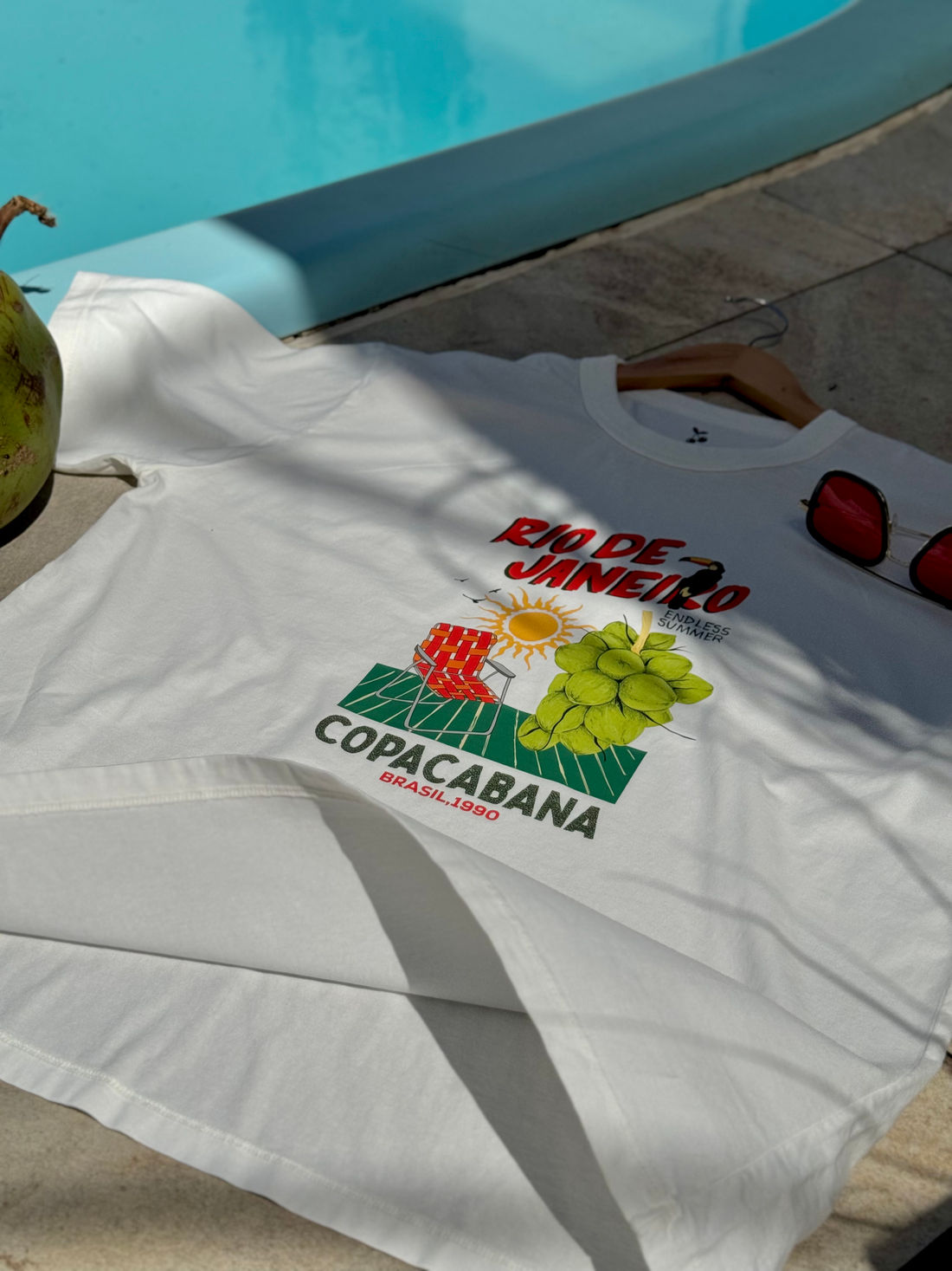 T-shirt Oversized - Rio de Janeiro DTF - Off White T-shirt Oversized - Rio de Janeiro DTF - Off White