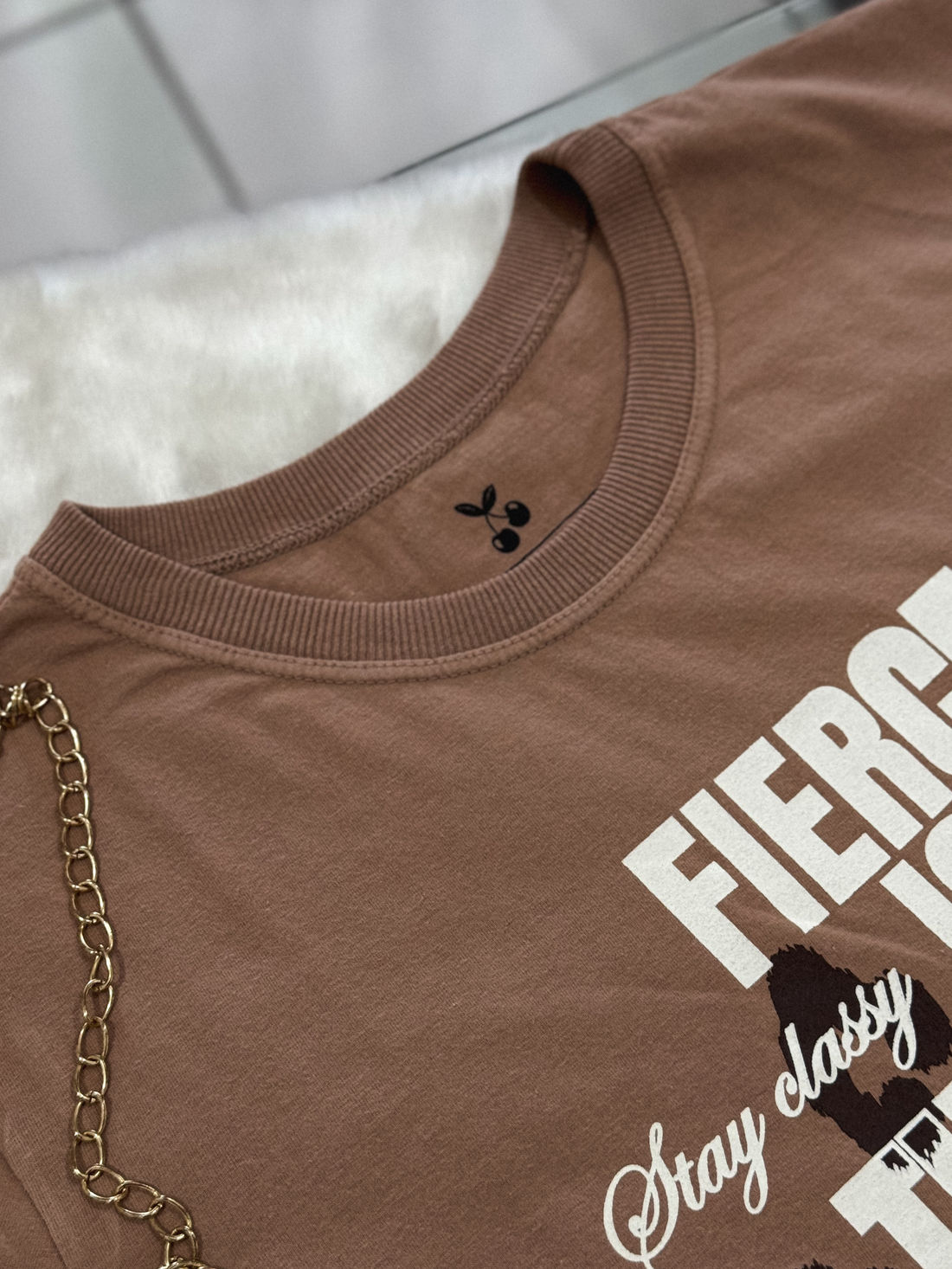 Tshirt Premium - Cow - Marrom Claro Tshirt Premium - Cow - Marrom Claro