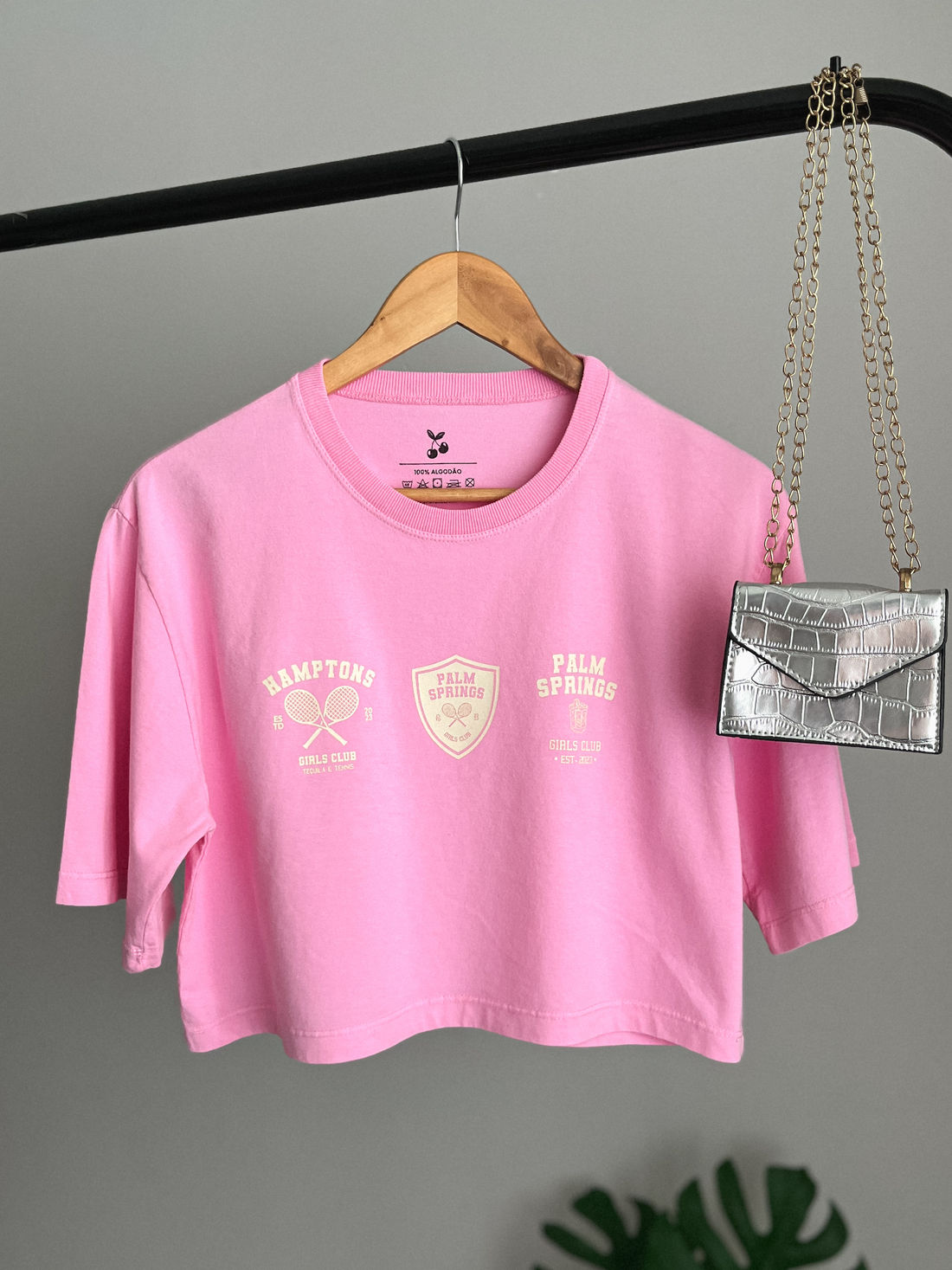 Cropped Oversized - Sport - Rosa