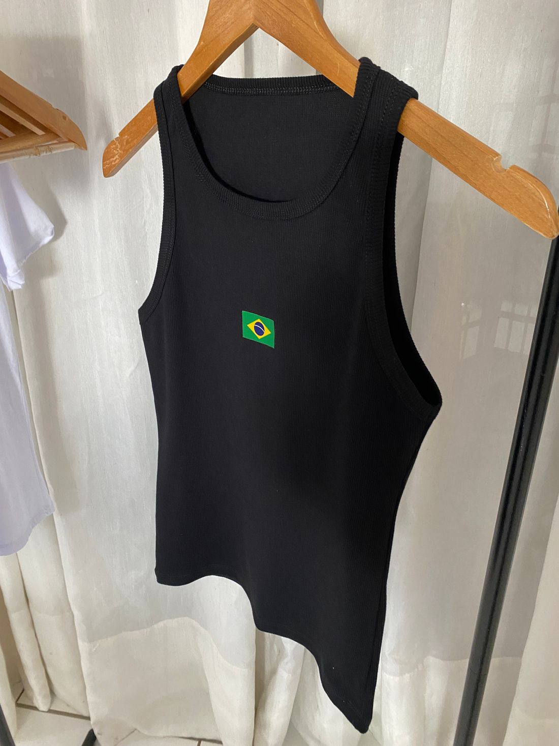 Regata Nadador Ayla Brasil - Preta Regata Nadador Ayla Brasil - Preta