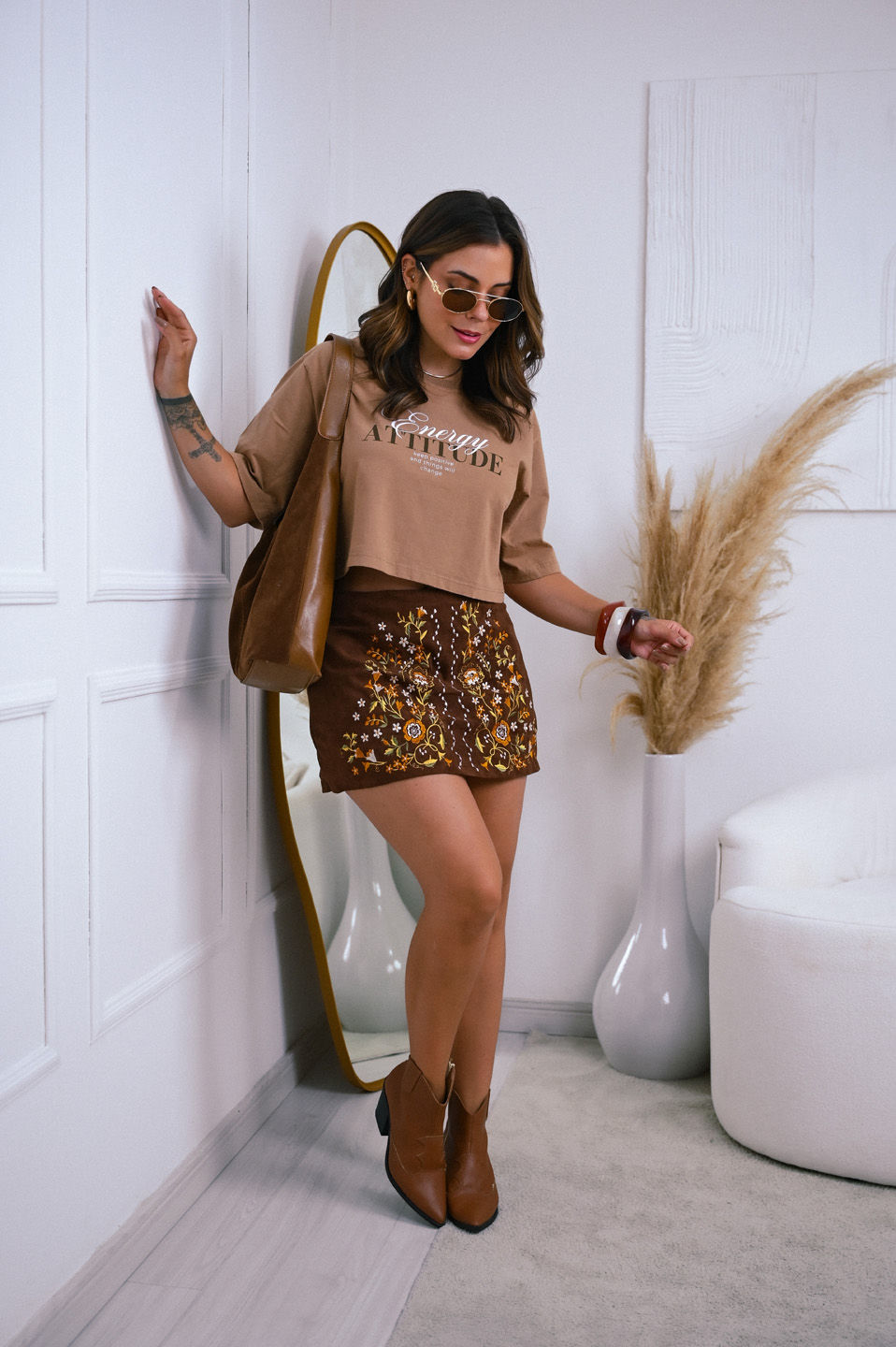 Cropped Oversized - Energy - Capuccino Cropped Oversized - Energy - Capuccino