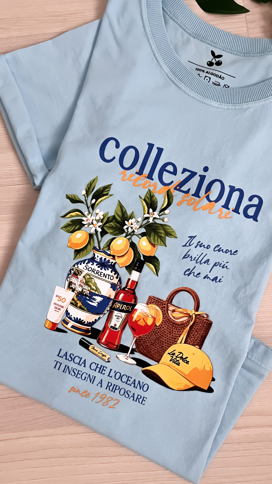 Tshirt Premium - Colleziona DTF - Azul Tshirt Premium - Colleziona DTF - Azul