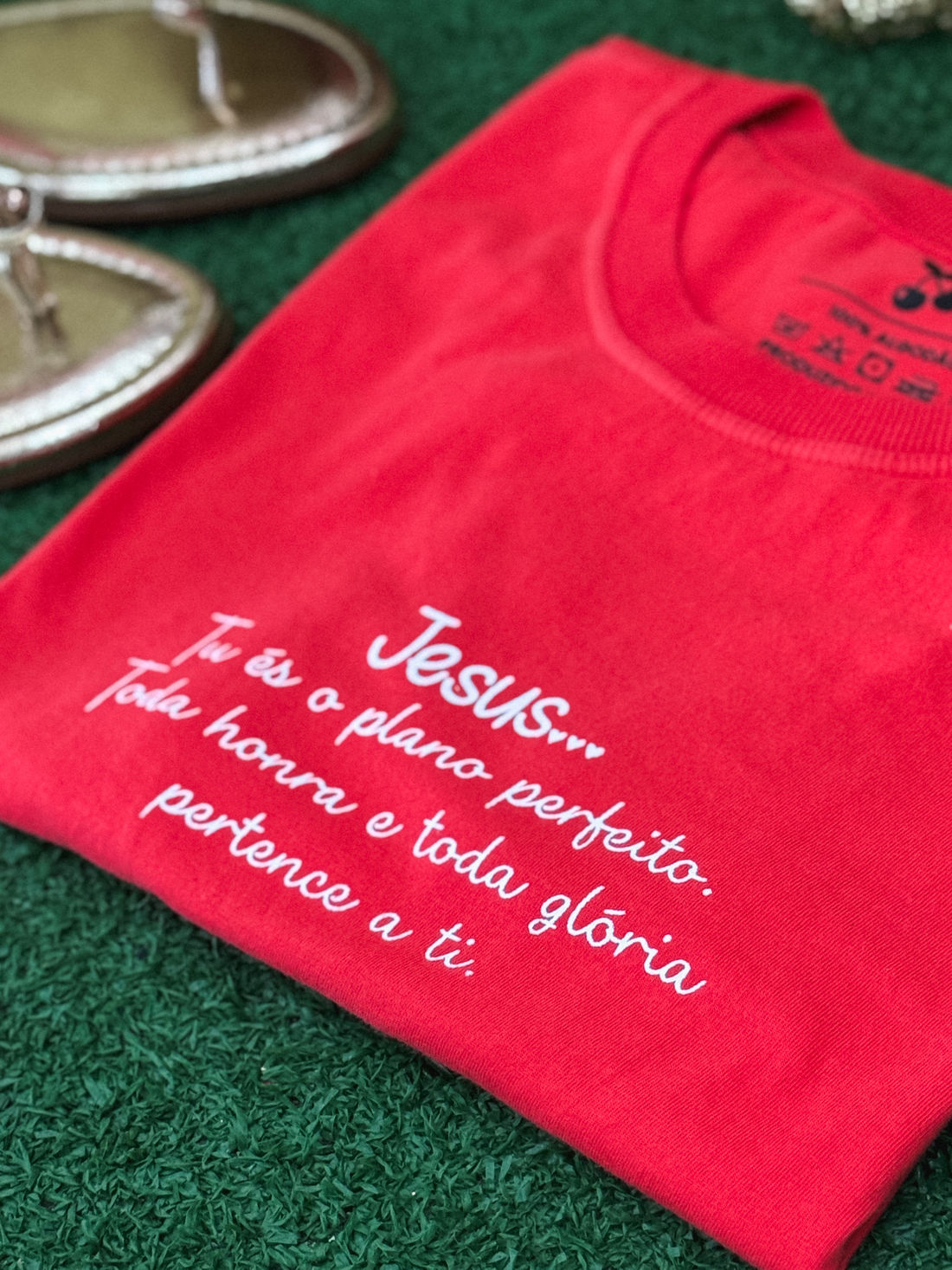 Tshirt Premium - Tu és o plano perfeito - Vermelha Tshirt Premium - Tu és o plano perfeito - Vermelha