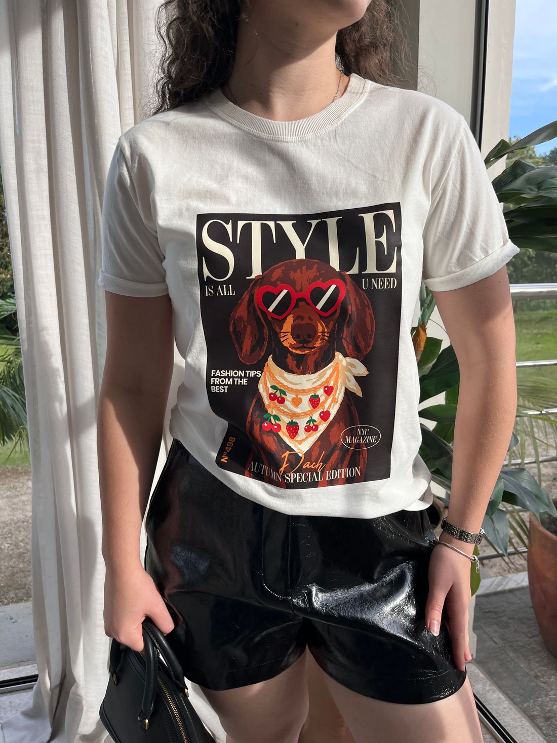 Tshirt Premium - Dog Style - Off White Tshirt Premium - Dog Style - Off White