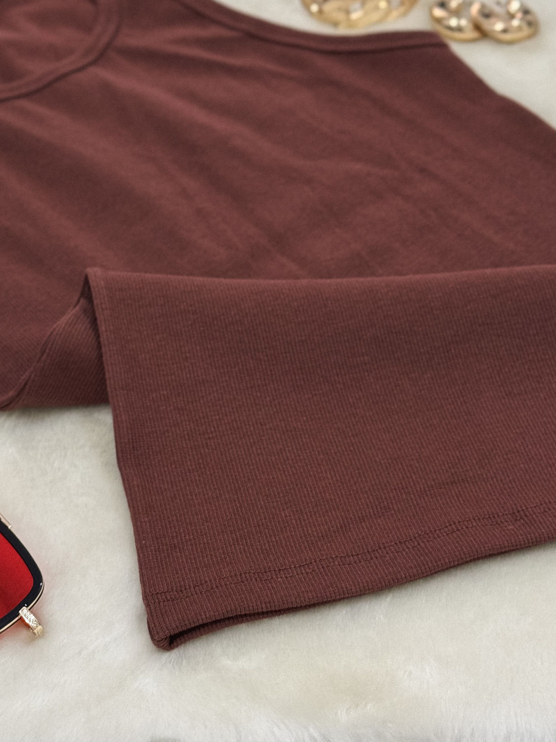 Regata Nadador Ayla - Marrom