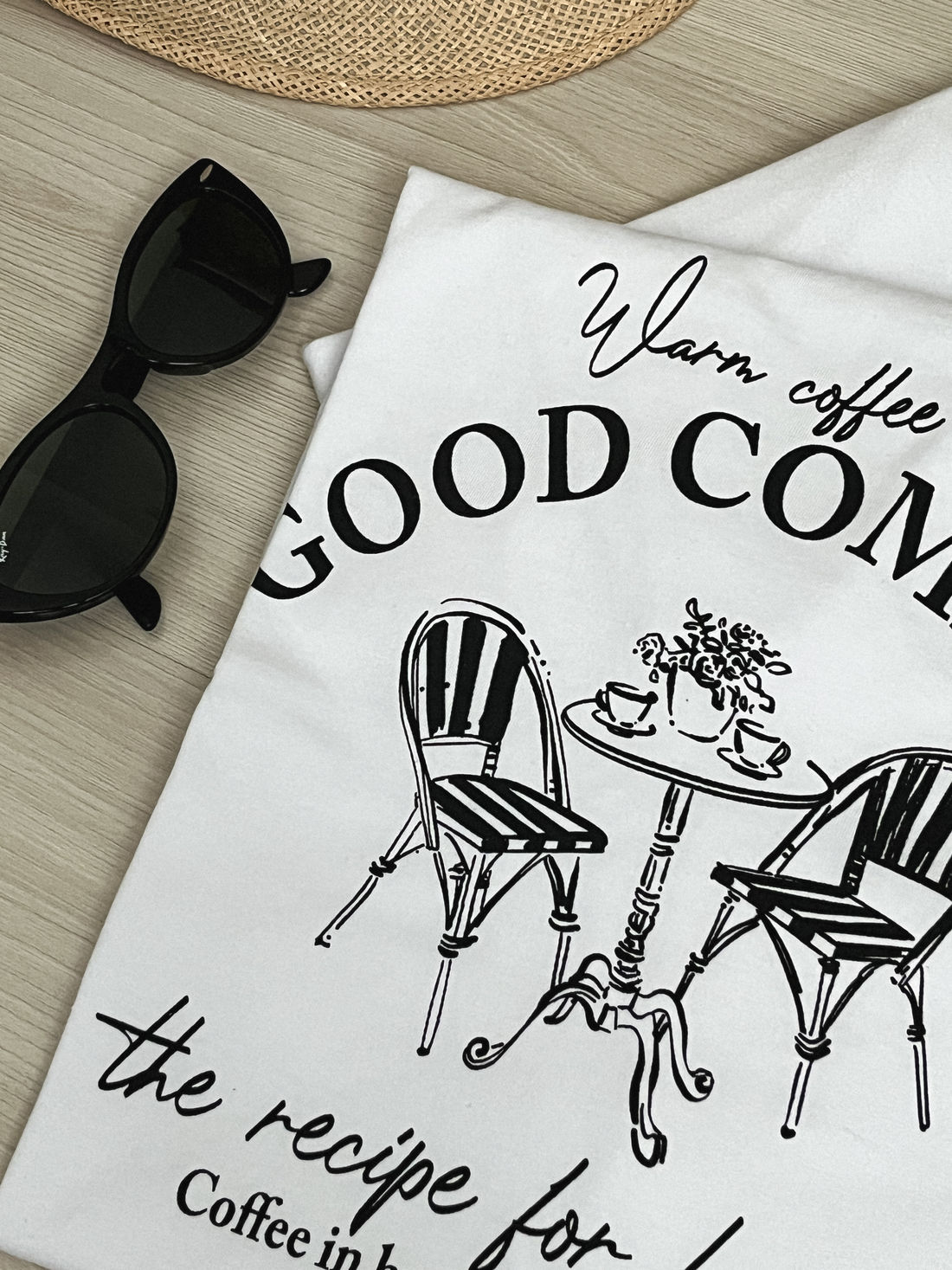 Tshirt Premium - Good Company - Branca Tshirt Premium - Good Company - Branca