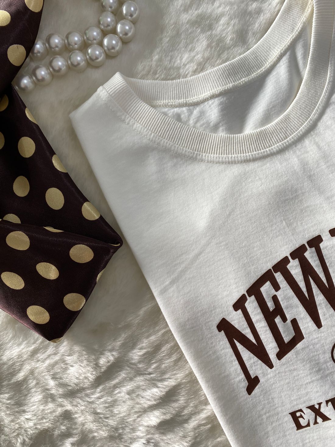 Tshirt Premium - New York DTF - Off White Tshirt Premium - New York DTF - Off White