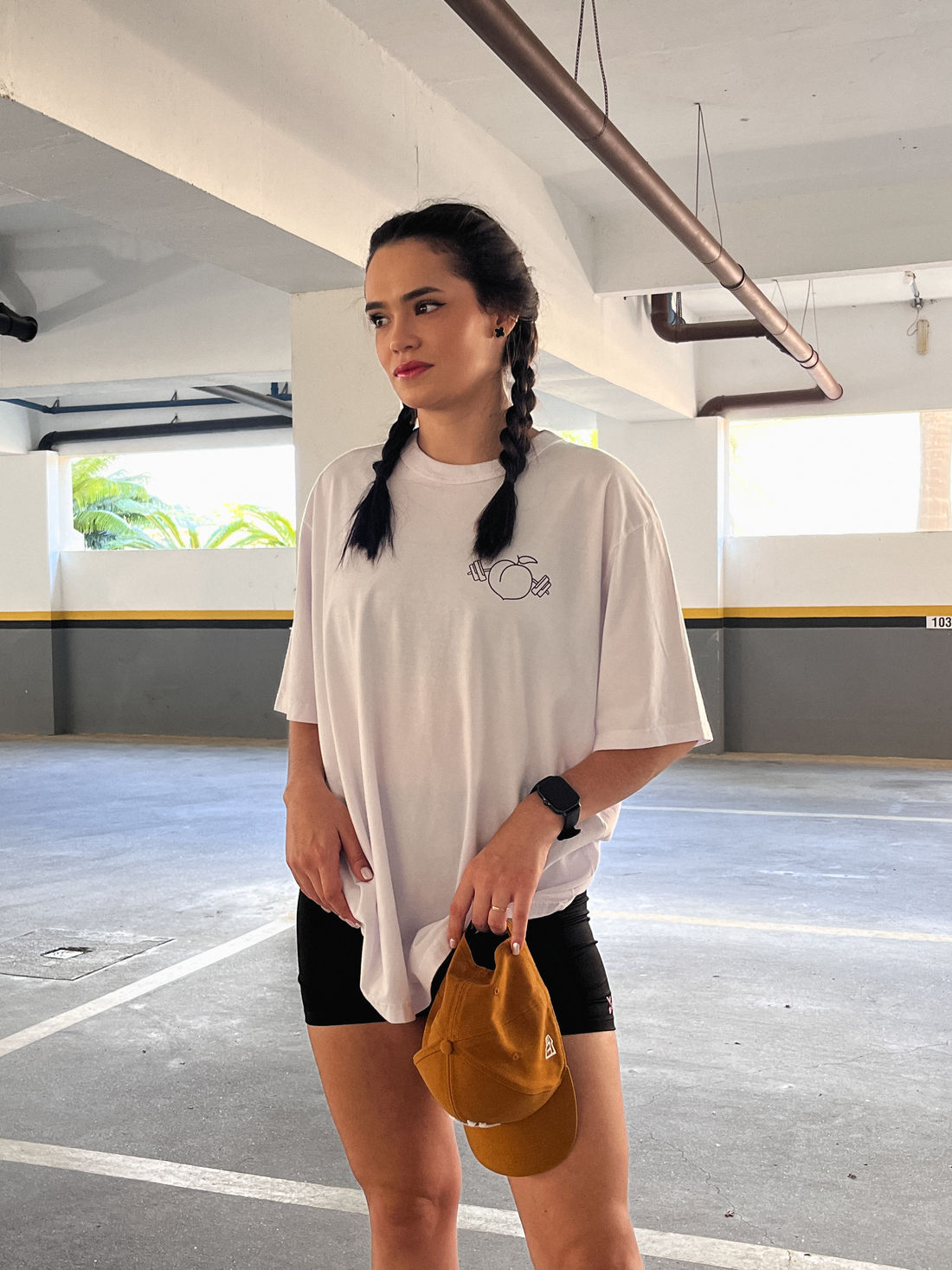 Tshirt Oversized - Gym - Branca Tshirt Oversized - Gym - Branca