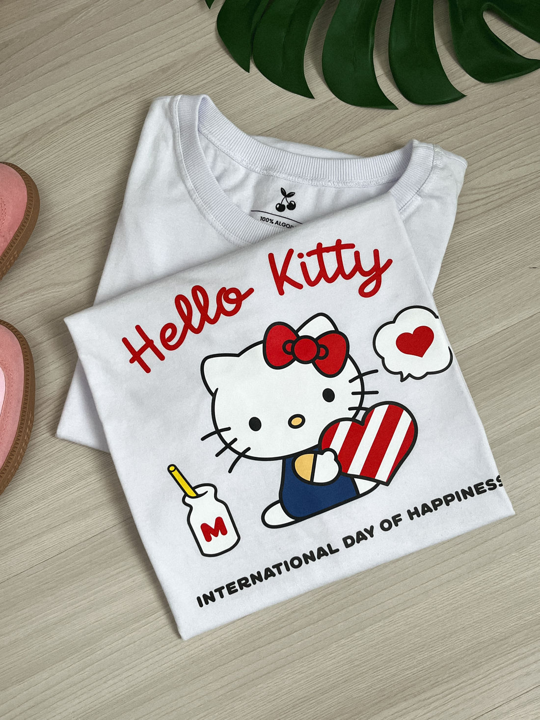Tshirt Premium - Hello Kitty 2 DTF - Branca Tshirt Premium - Hello Kitty 2 DTF - Branca