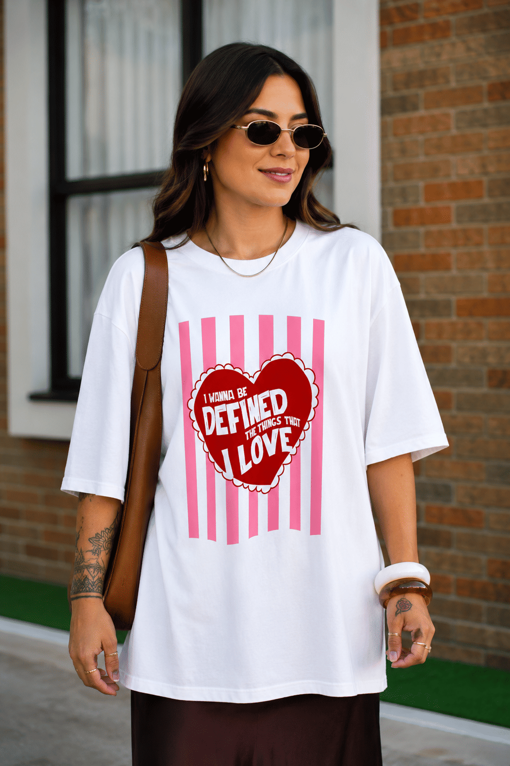 Tshirt Oversized - I Wanna Be Defined - Branca Tshirt Oversized - I Wanna Be Defined - Branca