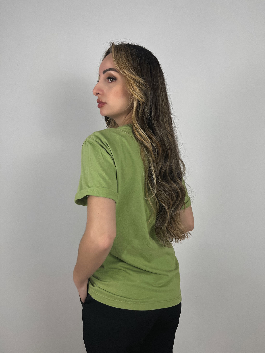 Tshirt Premium - Mickey&Co - Verde Envelhecido Tshirt Premium - Mickey&Co - Verde Envelhecido