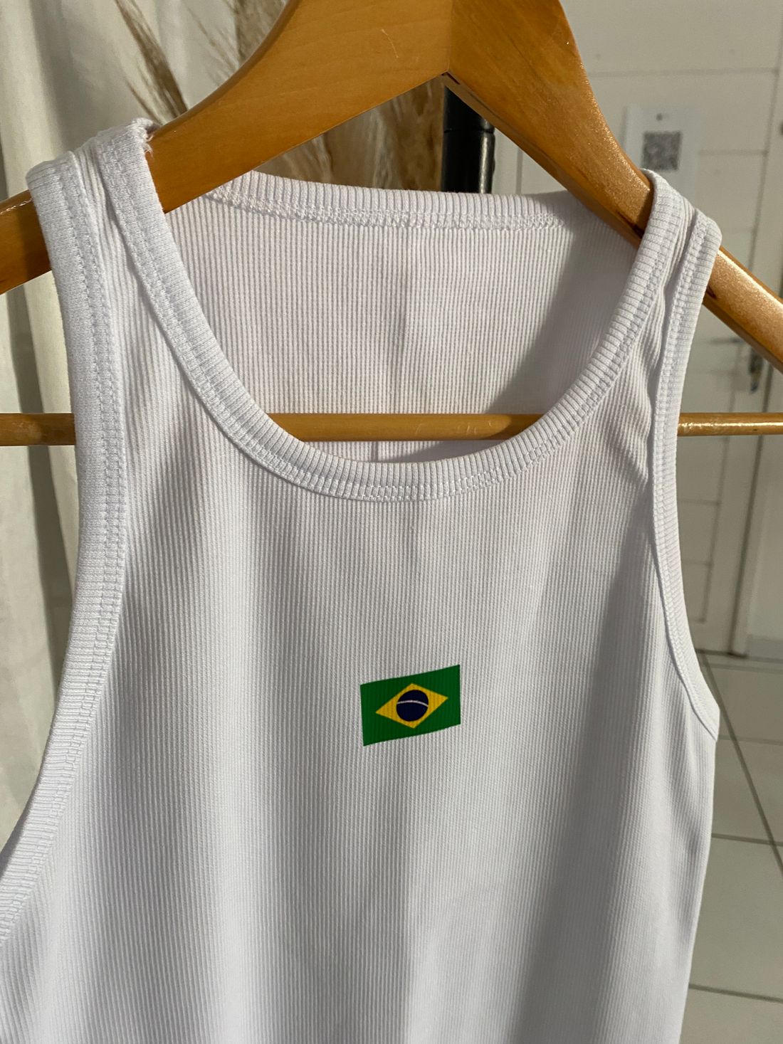Regata Nadador Ayla Brasil - Branca Regata Nadador Ayla Brasil - Branca