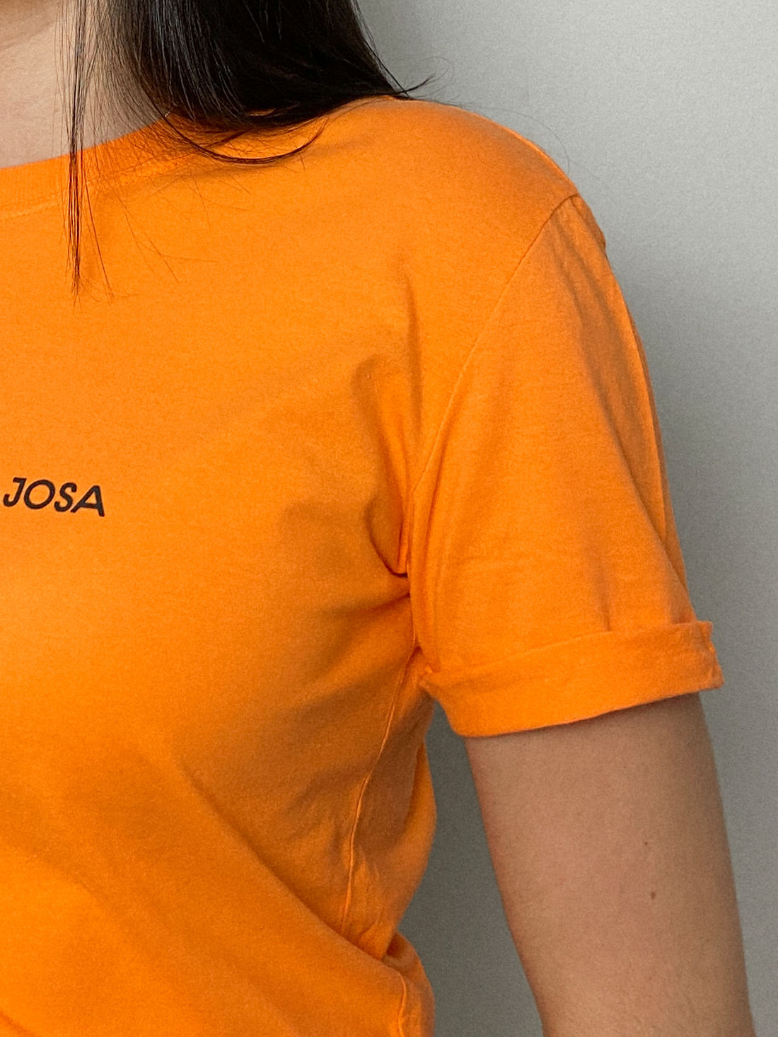 Tshirt Premium - Seja Forte e Corajosa - Laranja Tshirt Premium - Seja Forte e Corajosa - Laranja