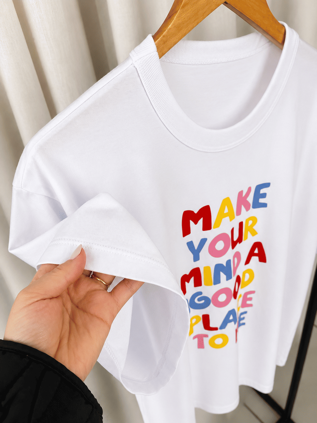 Tshirt Oversized - Make Your Mind - Branca Tshirt Oversized - Make Your Mind - Branca