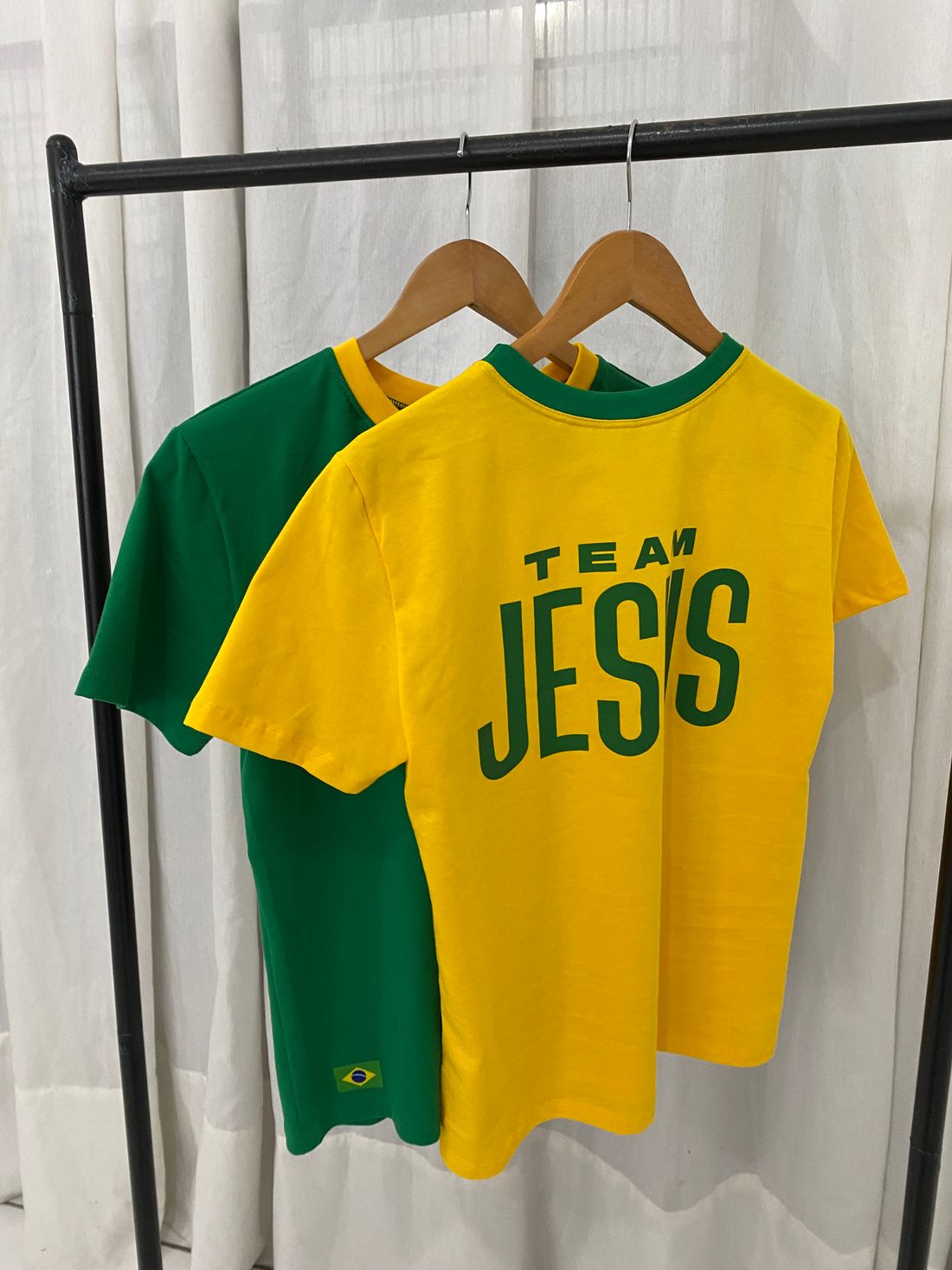 Tshirt Copa - Team Jesus - Amarela Tshirt Copa - Team Jesus - Amarela