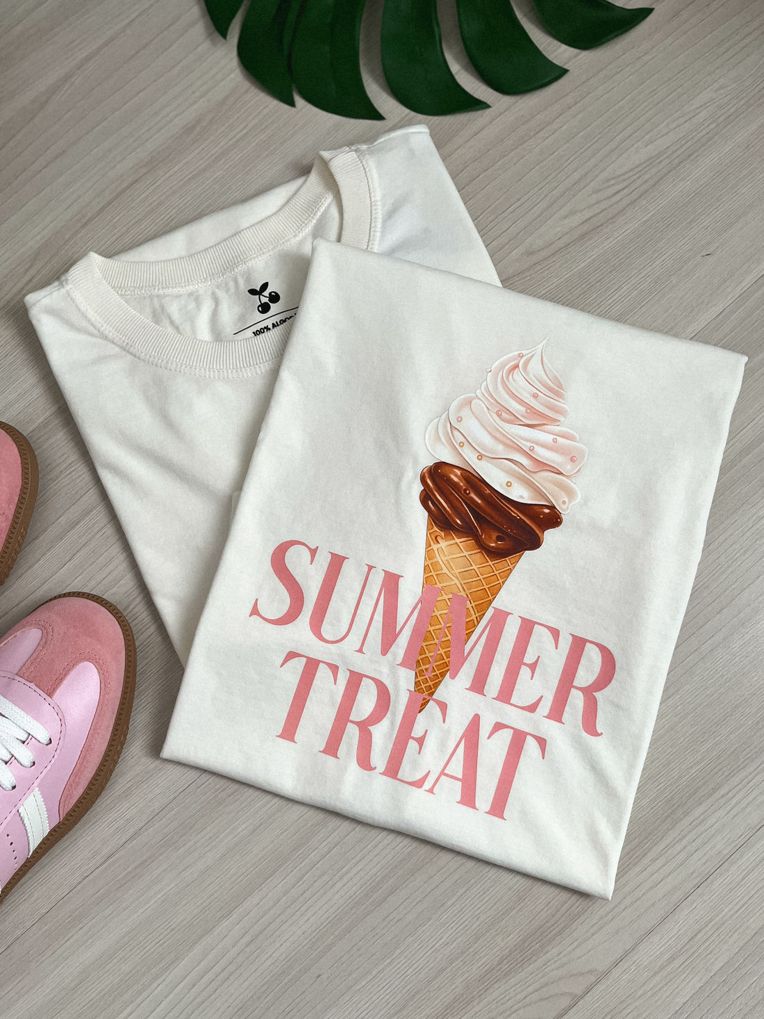 Tshirt Premium - Sorvete DTF - Off White Tshirt Premium - Sorvete DTF - Off White