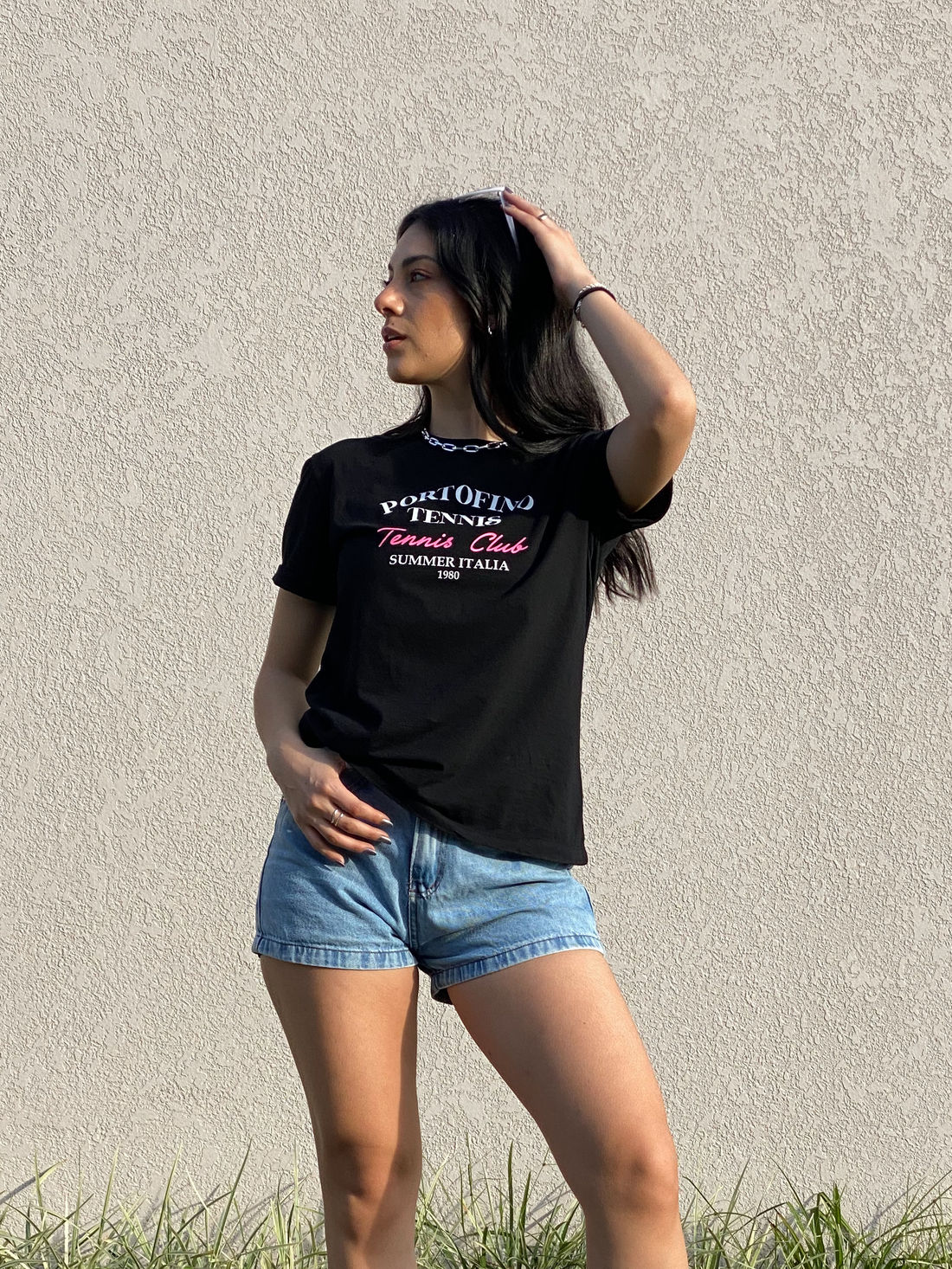 Tshirt Premium - Portofino - Preto Tshirt Premium - Portofino - Preto