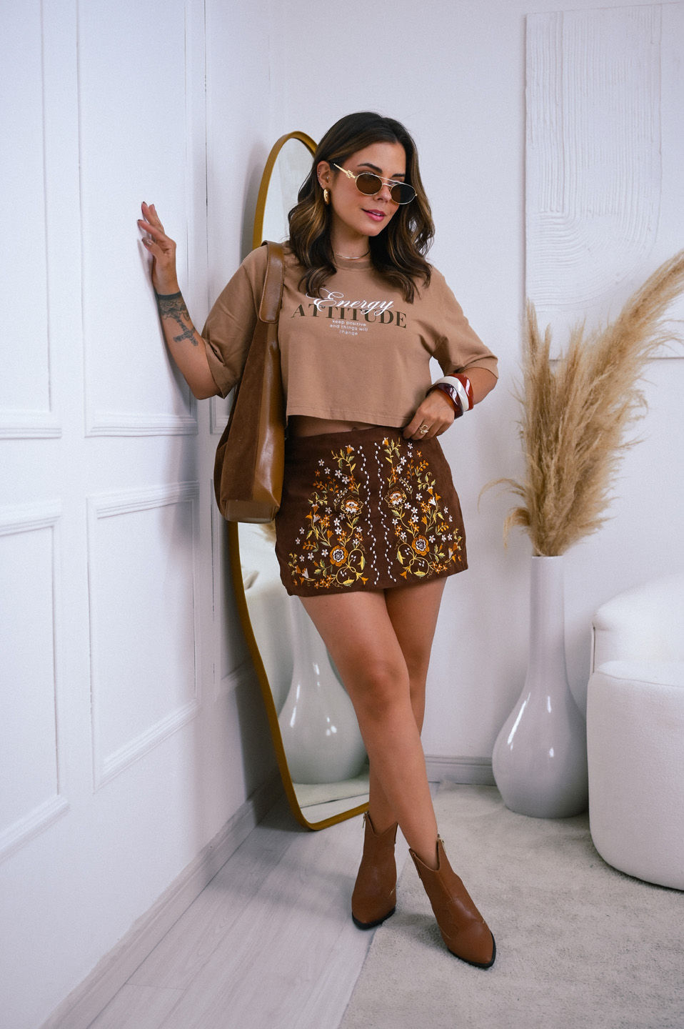 Cropped Oversized - Energy - Capuccino Cropped Oversized - Energy - Capuccino