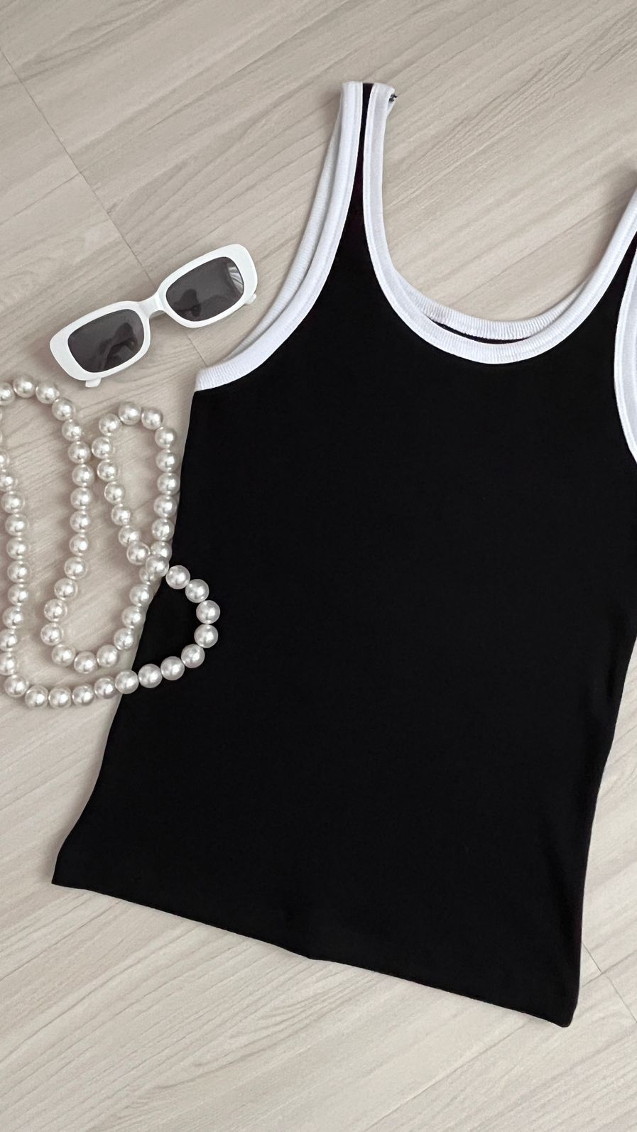 Regata Lauren - Bicolor preta