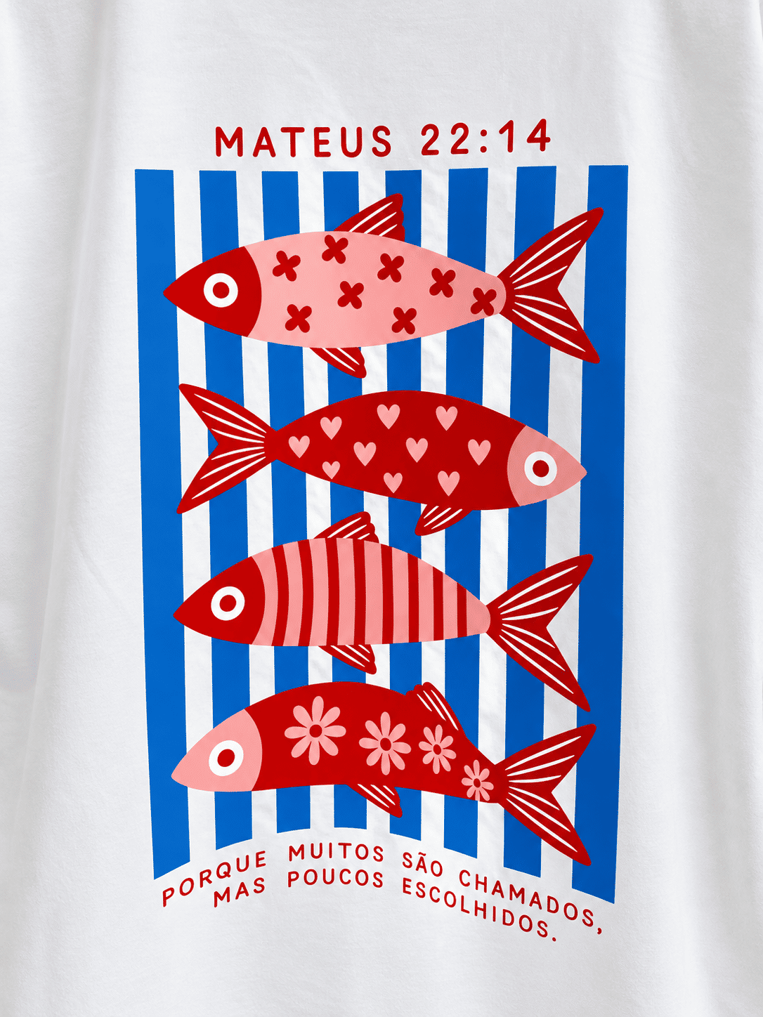 Tshirt Premium - Mateus 22:14 DTF - Off White Tshirt Premium - Mateus 22:14 DTF - Off White