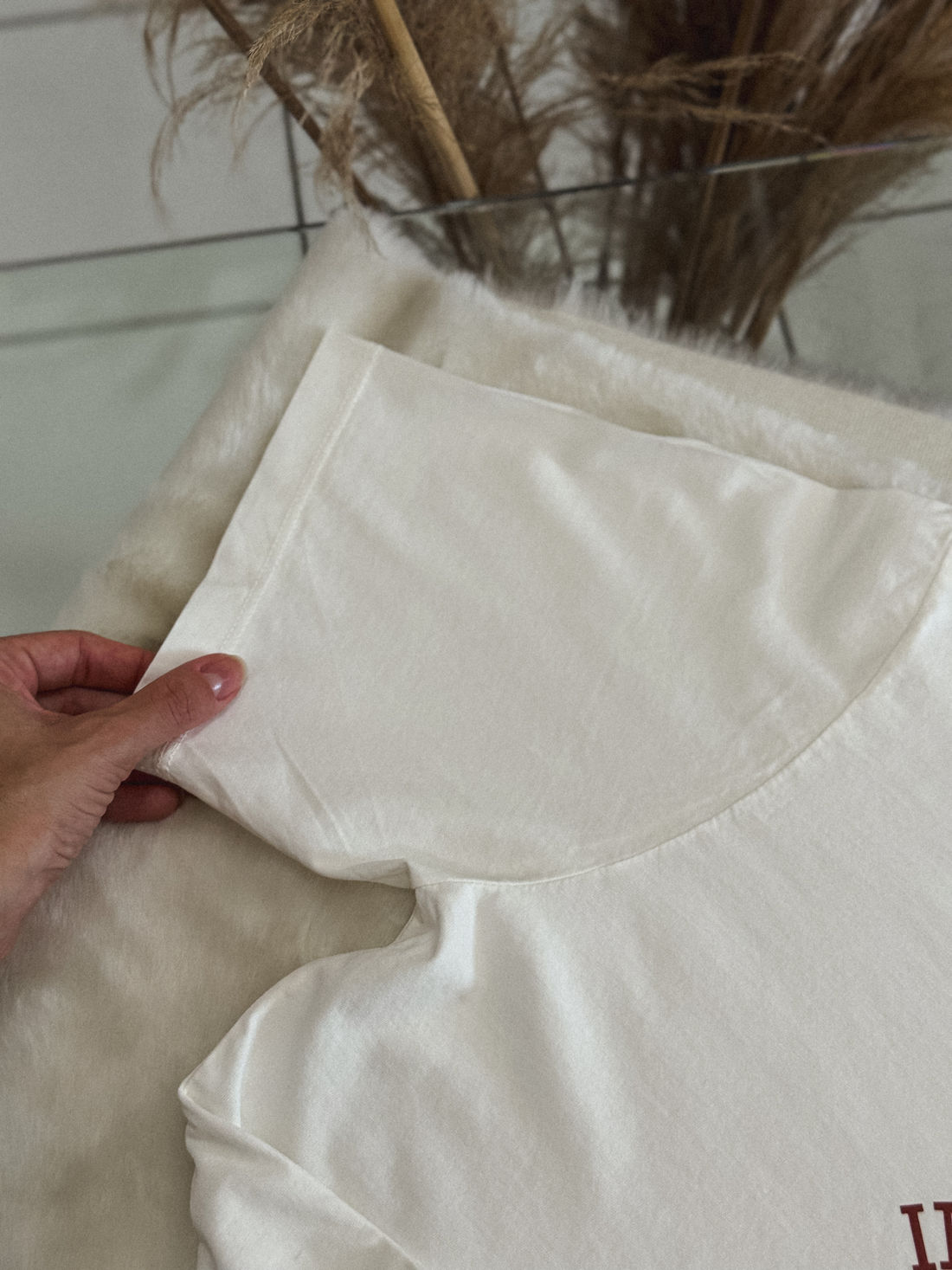 T-shirt Oversized - Instalando Shape - Off White