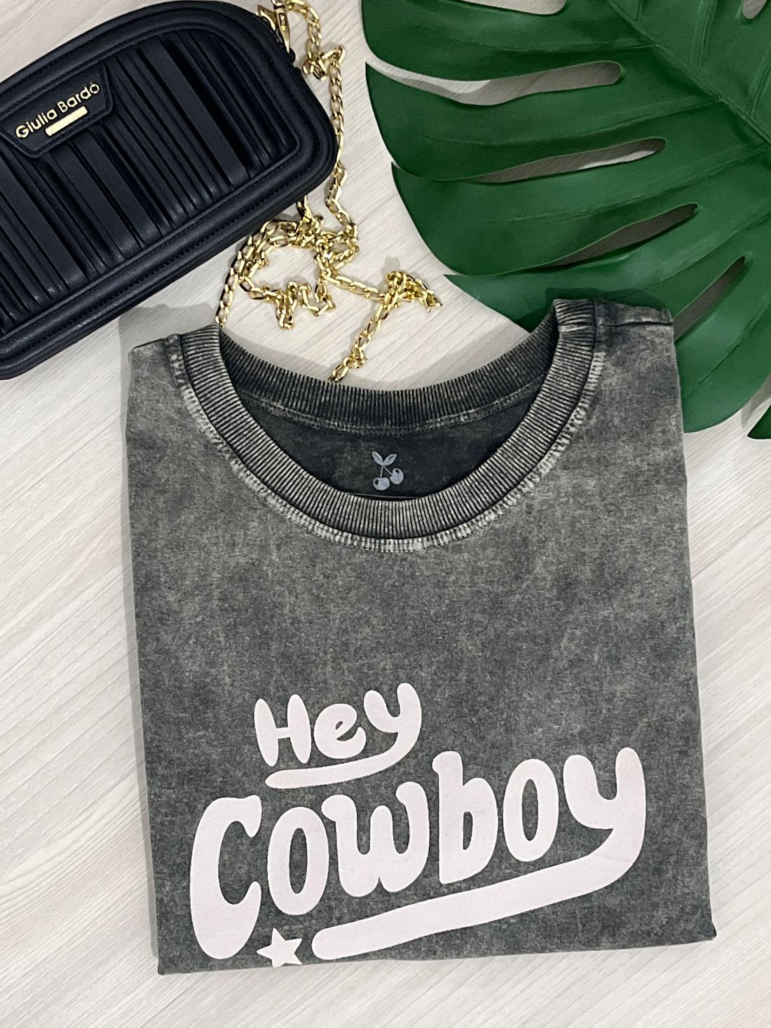 Tshirt Premium - Hey Cowboy - Marmorizado