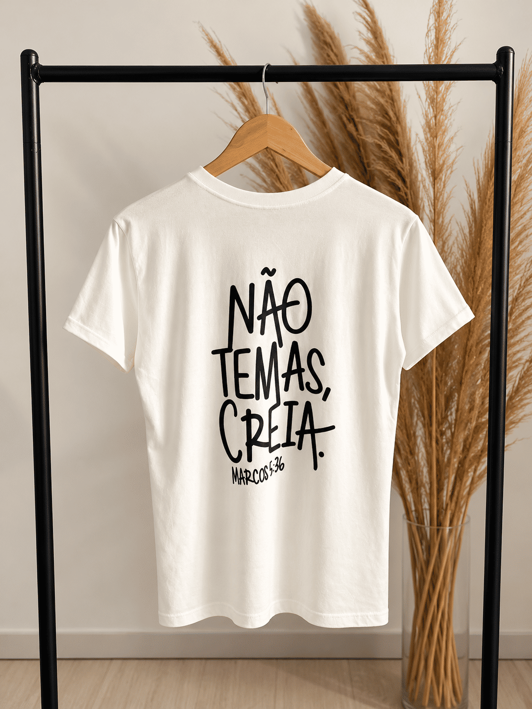 Tshirt Premium - Marcos 5:36 DTF - Off White Tshirt Premium - Marcos 5:36 DTF - Off White