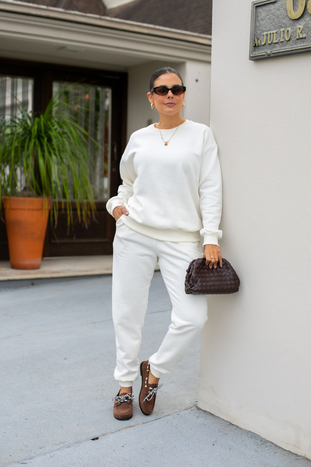 Conjunto de Moletom Sofy - Off White Conjunto de Moletom Sofy - Off White