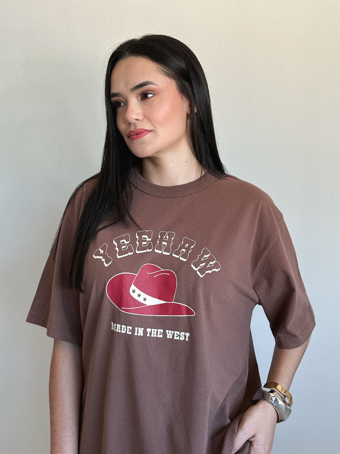 Tshirt Oversized - Texas - Marrom Tshirt Oversized - Texas - Marrom