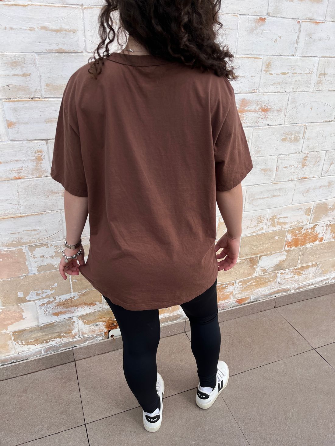 Tshirt Oversized - Teddy Modern - Marrom Tshirt Oversized - Teddy Modern - Marrom