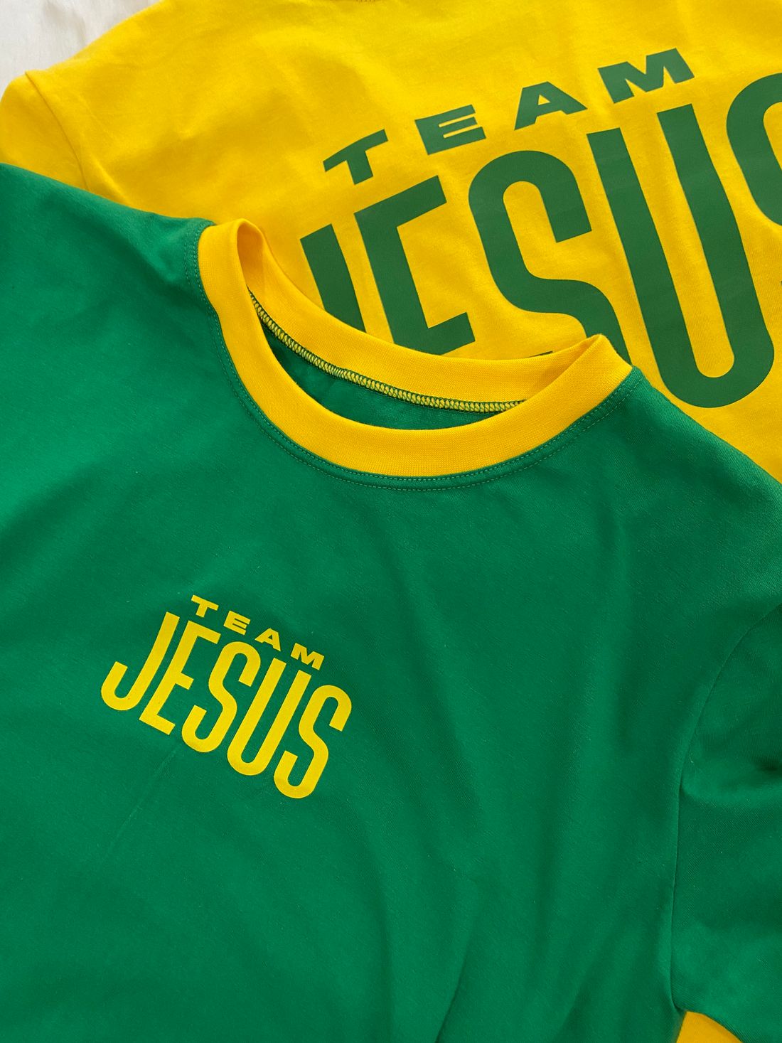 Tshirt Copa - Team Jesus - Amarela Tshirt Copa - Team Jesus - Amarela