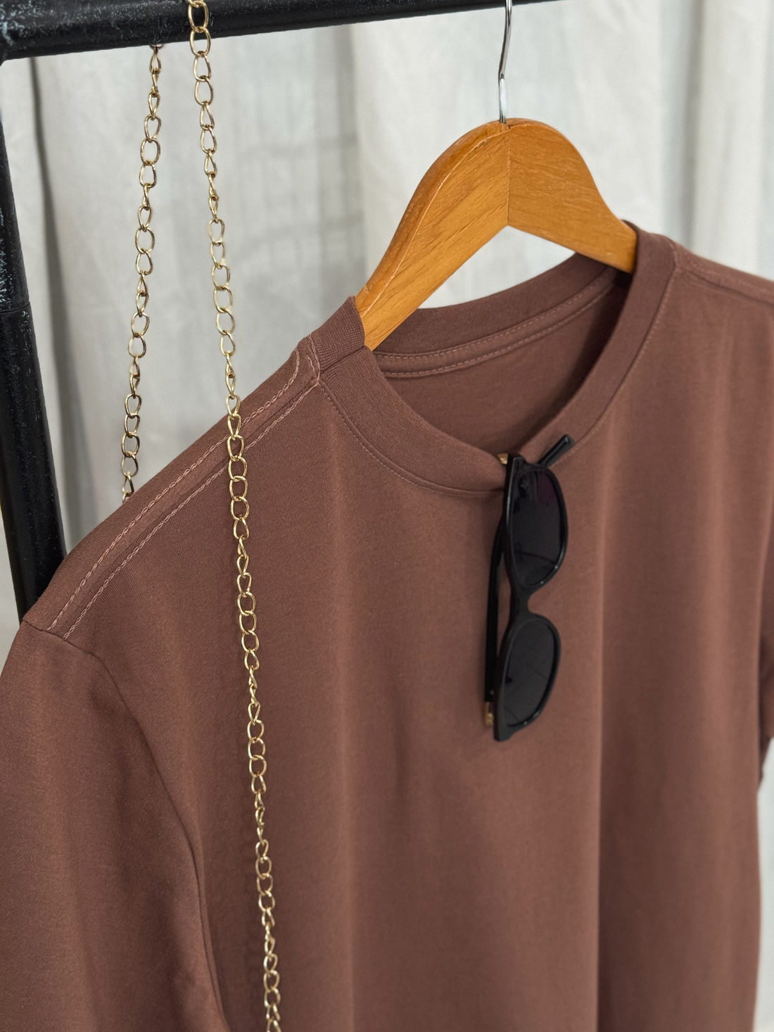 Camiseta Candy Color - Marrom