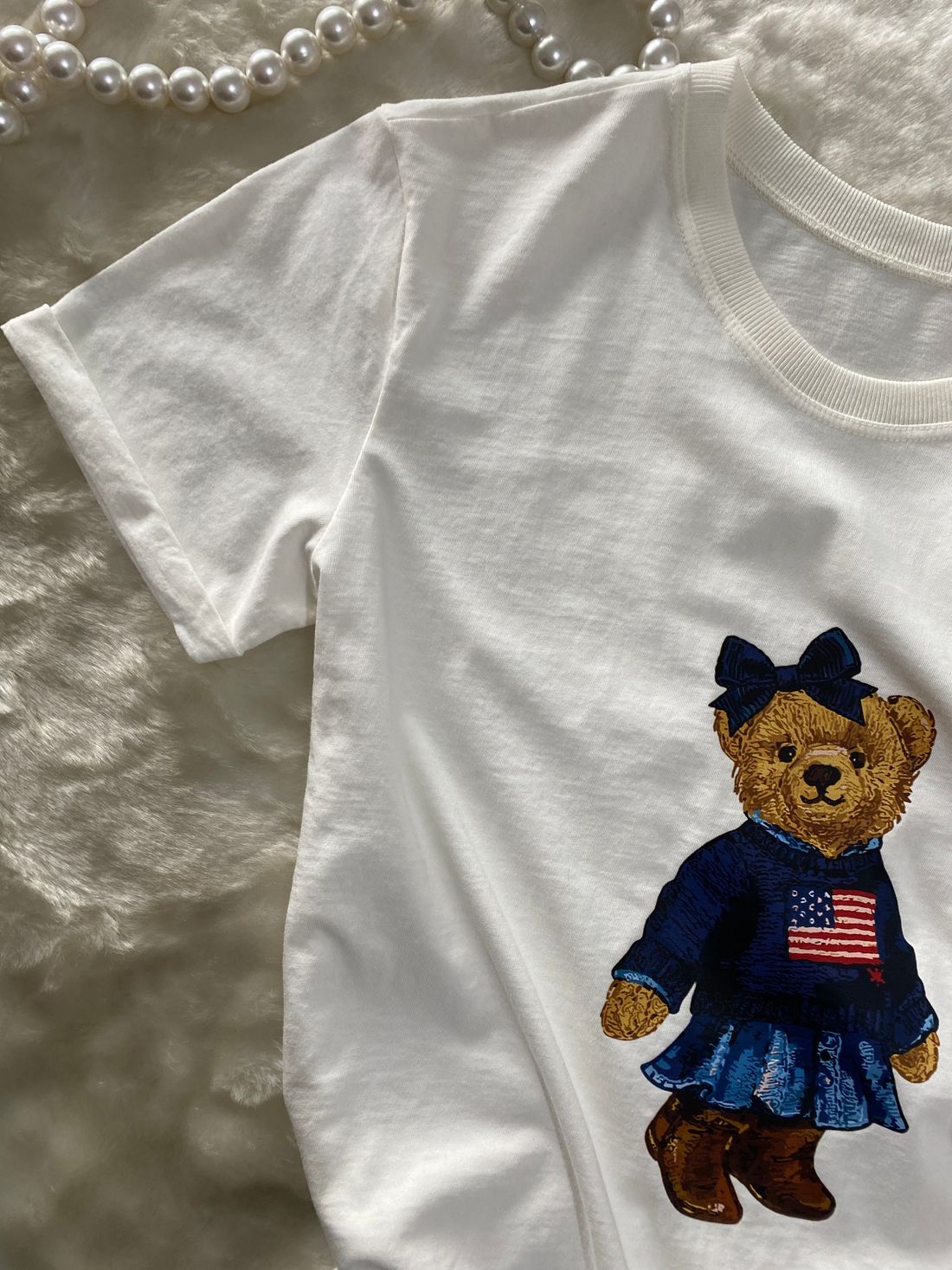 Tshirt Premium - Ursa EUA DTF - Off White Tshirt Premium - Ursa EUA DTF - Off White
