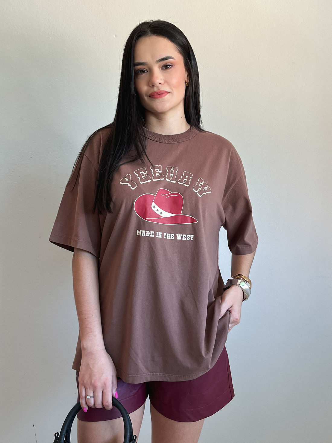 Tshirt Oversized - Texas - Marrom Tshirt Oversized - Texas - Marrom