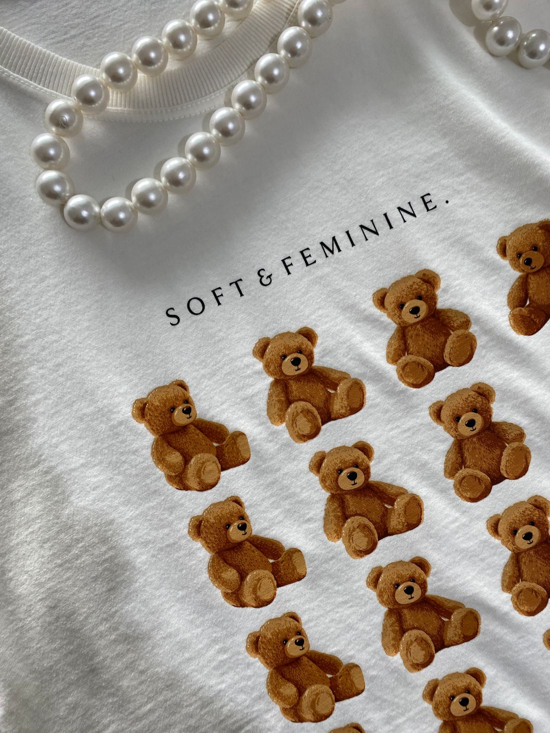 Tshirt Premium - Soft e Feminine DTF - Off White Tshirt Premium - Soft e Feminine DTF - Off White