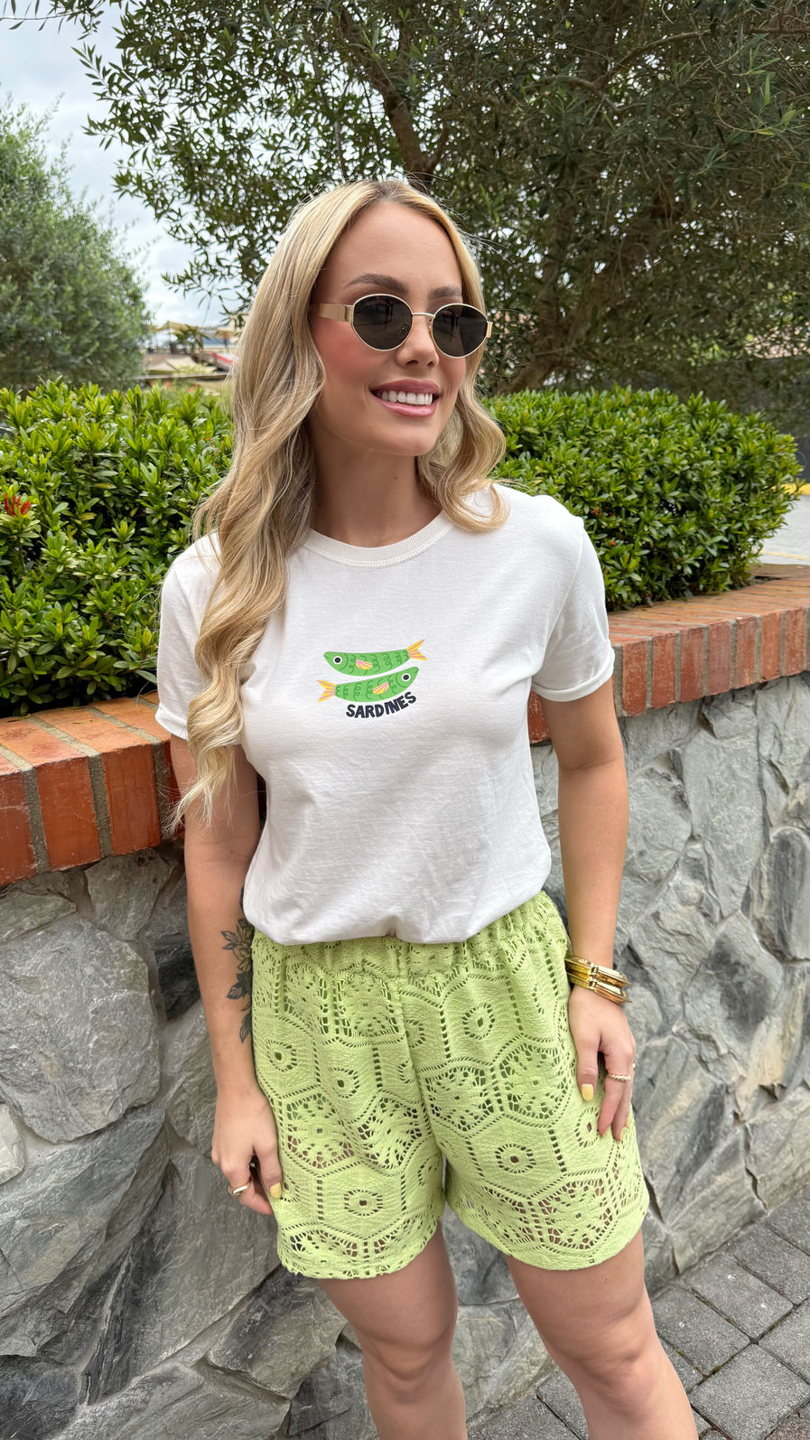 Tshirt Premium - Sardinha DTF - Off White Tshirt Premium - Sardinha DTF - Off White