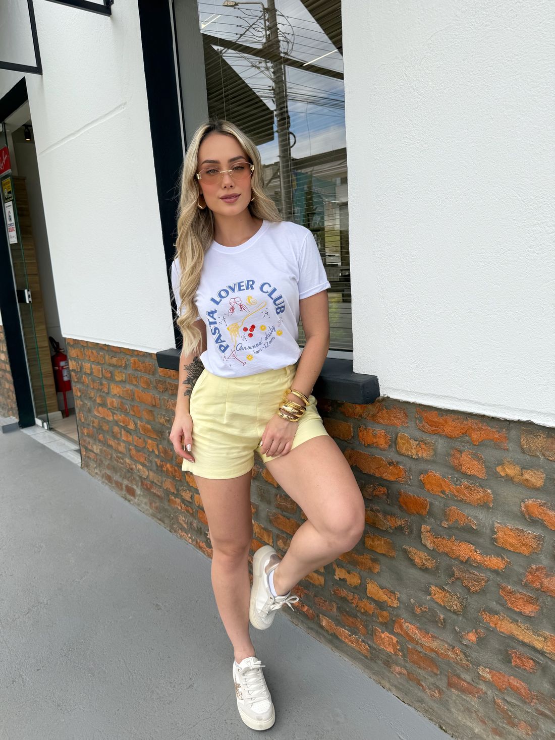 Tshirt Premium - Pasta lover DTF - Branca Tshirt Premium - Pasta lover DTF - Branca