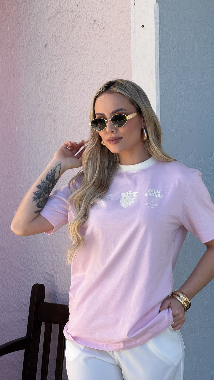 Camiseta Retrô - Sport - Rosa Camiseta Retrô - Sport - Rosa