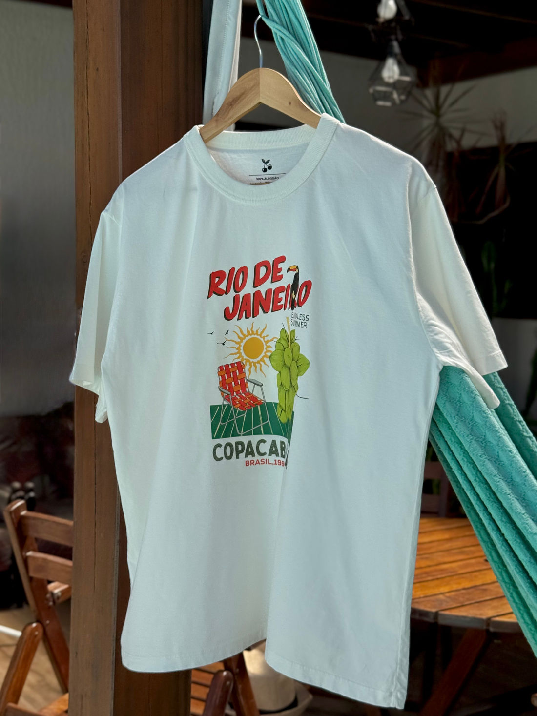 T-shirt Oversized - Rio de Janeiro DTF - Off White T-shirt Oversized - Rio de Janeiro DTF - Off White