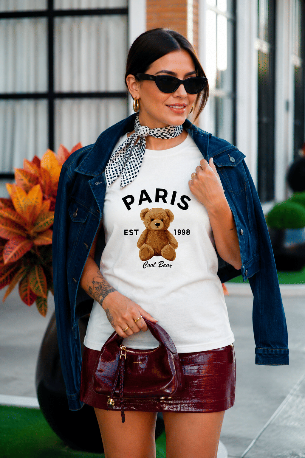 Tshirt Premium - Paris DTF - Off White Tshirt Premium - Paris DTF - Off White