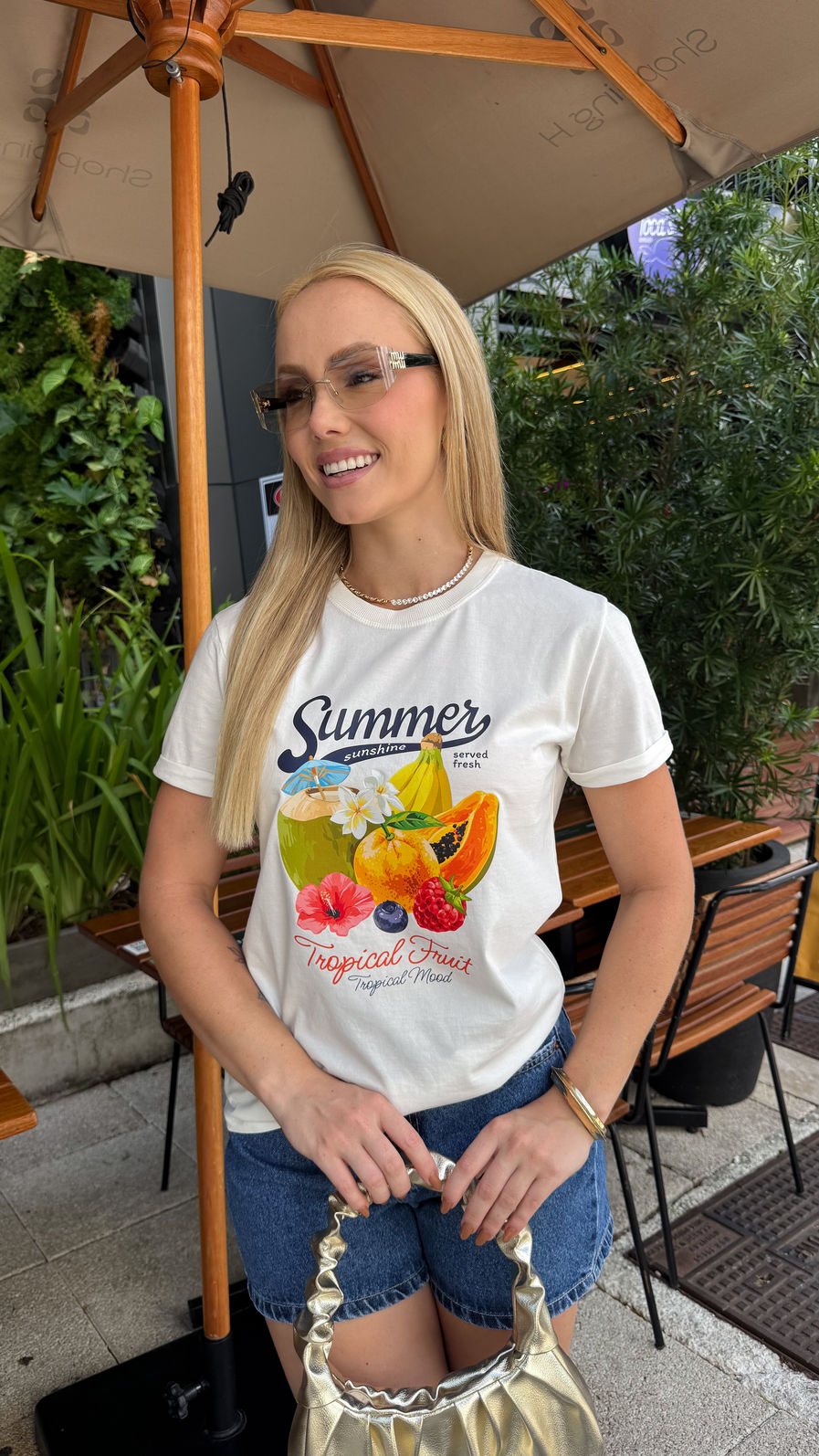 Tshirt Premium - Orange - Off White Tshirt Premium - Orange - Off White